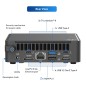 Preview: Mini Komplett-PC mit ASUS NUC15CRKU5 - Core Ultra 5 225H - WiFi 7 - 32 GB Ram