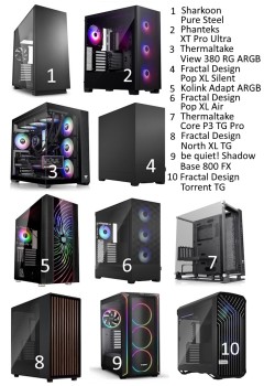 Gamer-PC mit AMD Ryzen 7 9800X3D - WiFi - RX 9070 XT - B850 - 32 GB Ram