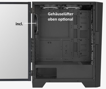 Gamer-PC mit AMD Ryzen 7 9800X3D - WiFi 6E - RTX 4080 Super - B650 - 64 GB Ram