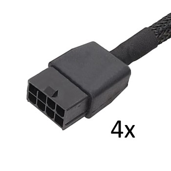 PCIe 5.0 Grafikkartenadapter auf 4x 8-PIN
