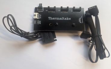 3x Thermaltake Gehäuselüfter 120 mm - TT-1225 A1225L12S - RGB - mit Controller