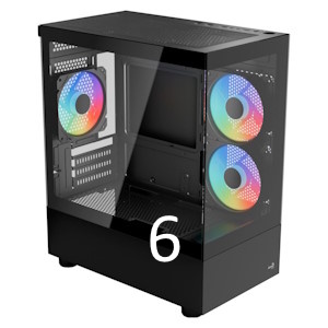 6 AeroCool Viewp. Mini V2
