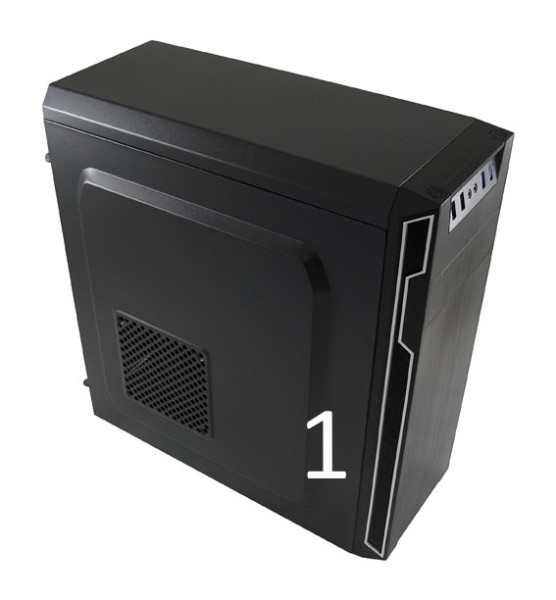 Gamer Komplett-PC mit AMD Ryzen 5 7500 X3D - RTX 5070 - B850 - WLAN - 32 GB Ram