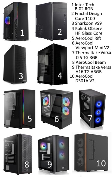 Gamer Komplett-PC mit AMD Ryzen 5 9600X - RX 9060 XT 8/16GB - 32 GB Ram