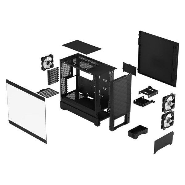 CAD Workstation mit Intel i7 - 14700KF - Gehäuse gedämmt - Radeon Pro W7600 - WLAN - B760 - 64 GB Ram