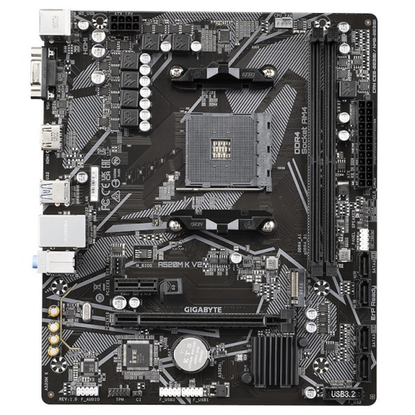 Gamer Komplett-PC mit AMD Ryzen 9 5900X + A520 - RTX 4060 - 32 GB Ram