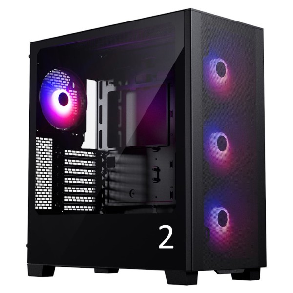 Gamer-PC mit AMD Ryzen 7 9800X3D - WiFi - RX 9070 XT - B850 - 32 GB Ram