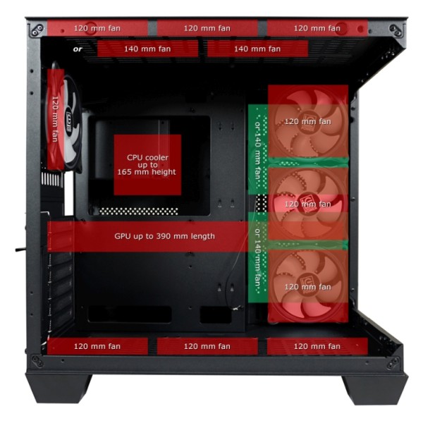 Komplett-PC mit AMD Ryzen 7 7800X3D - B650 - RTX 4080 - 32 GB Ram