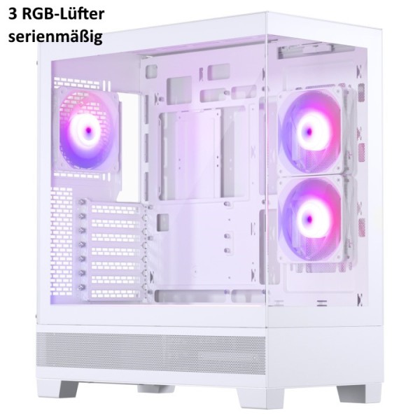 Gamer Komplett-PC mit AMD Ryzen 7 8700F + B650 - WLAN - RX 7900 GRE - 32 GB Ram
