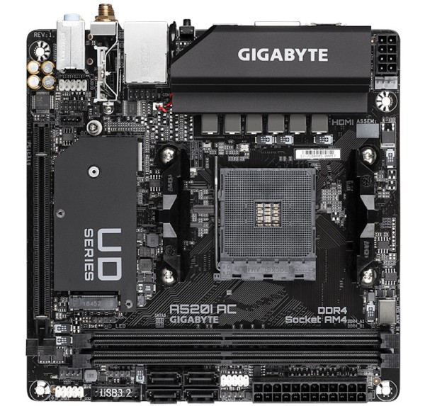 Mini Komplett-PC mit AMD Ryzen 5 5600G - WLAN - 8 GB Ram