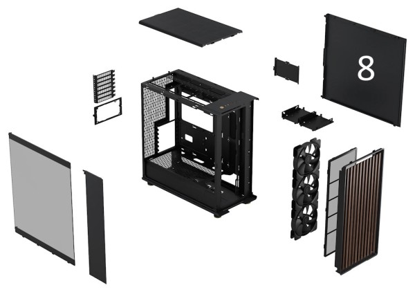 Gamer-PC mit AMD Ryzen 7 9800X3D - WiFi - RX 9070 XT - B850 - 32 GB Ram