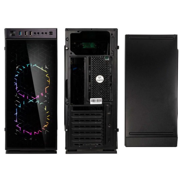 Gamer Komplett-PC mit AMD Ryzen 7 7800X3D - RTX 4070 - WLAN - 32 GB Ram