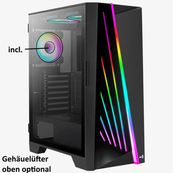 Gamer-PC mit AMD Ryzen 7 9800X3D - WiFi 6E - RTX 4080 Super - B650 - 64 GB Ram