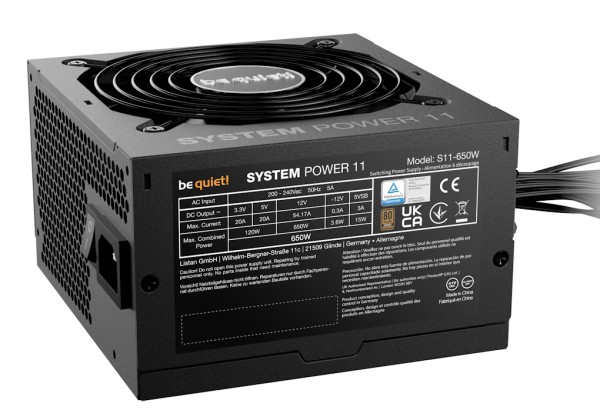be quiet! Netzteil Pure Power 11 - 80+ Bronze:  450 - 750 Watt nach Wahl - Austauschpreis