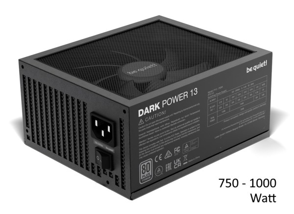 be quiet! Netzteil Dark Power 13:   750 - 1600 Watt nach Wahl - Austauschpreis