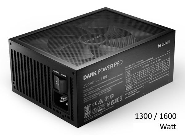 be quiet! Netzteil Dark Power 13:   750 - 1600 Watt nach Wahl - Austauschpreis