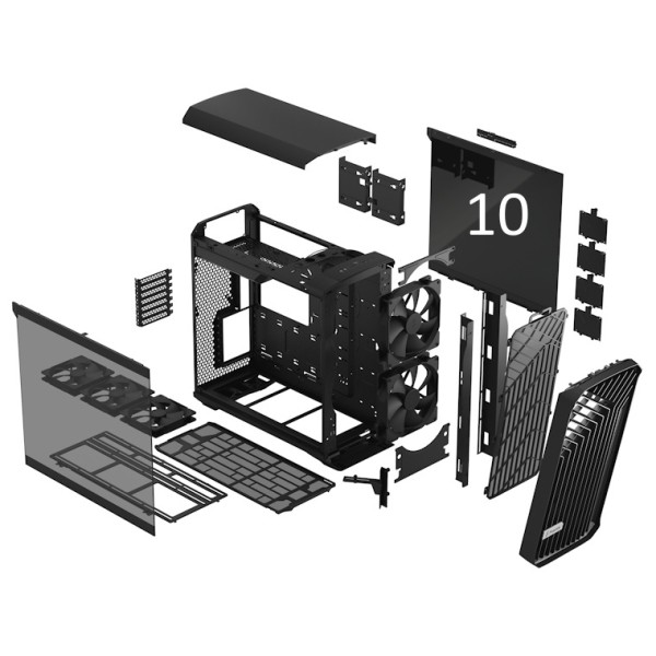 Gamer-PC mit AMD Ryzen 7 9800X3D - WiFi - RX 9070 XT - B850 - 32 GB Ram