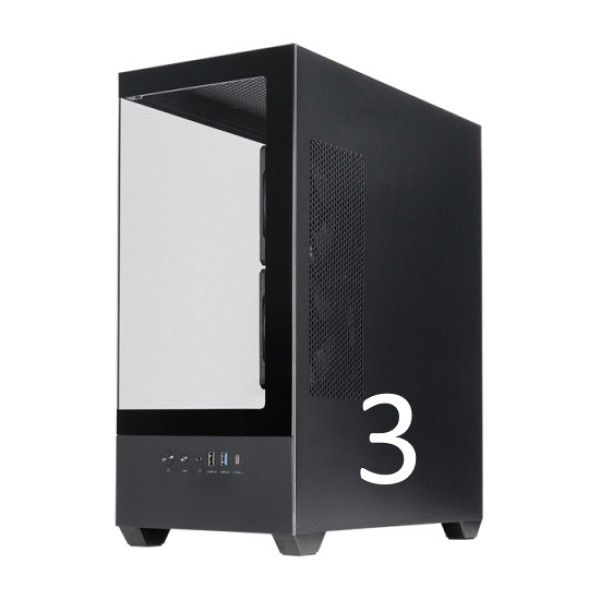 Gamer Komplett-PC mit AMD Ryzen 5 7500 X3D - RTX 5070 - B850 - WLAN - 32 GB Ram